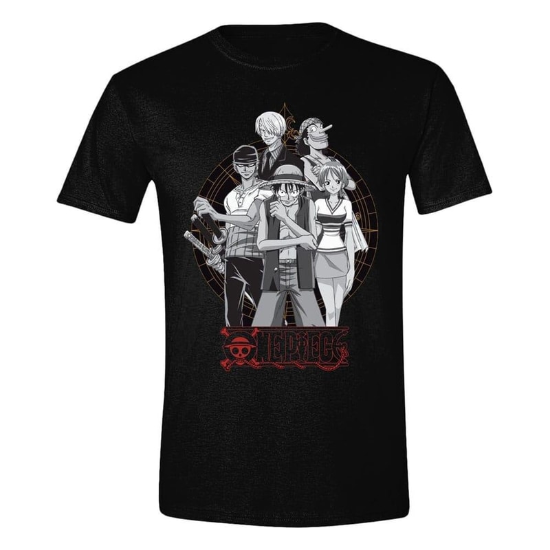 PCMERCH T-shirt Pcmerch One Piece The Crew Pose - Μαύρο