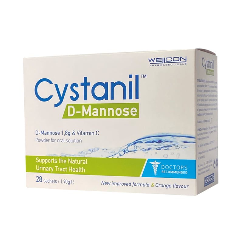 Ειδικό Συμπλήρωμα Διατροφής Wellcon Cystanil D-mannose - 28 φακελάκια φωτογραφία