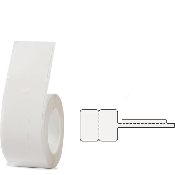 Κασέτα Ετικετογράφου NIIMBOT 25x30mm 100 Ετικέτες για Κοσμήματα - Λευκό image 2