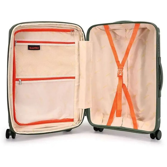 Σετ Βαλίτσες&nbsp;Amber&nbsp;Λαδί image 14