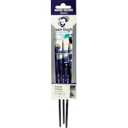 Talens Van Gogh Σετ 3 Πινέλα Water Colour Νο. 000,0,2