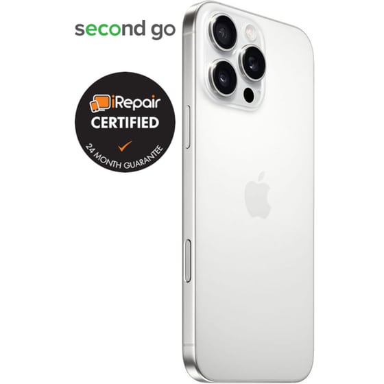 Μεταχειρισμένο Apple iPhone 16 Pro Max 256GB White Titanium second go Certified by iRepair image 3