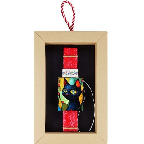 Λαμπάδα Synchronia Μαγνητάκι Γάτα Πρόσωπο image 2