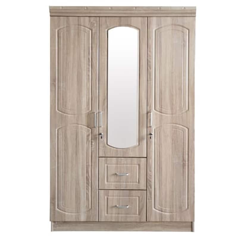 ESMARKET Ντουλάπα Protea Φυσικό Χρώμα 120x50x195cm