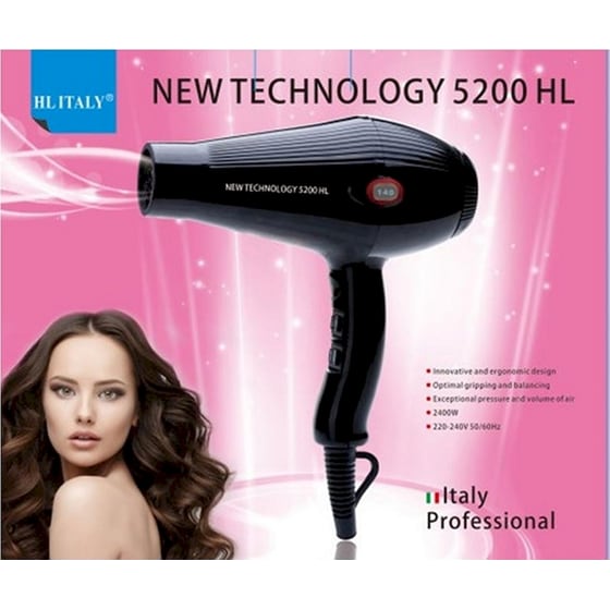 Σεσουάρ Μαλλιών HAIRLUX HL 5200 2400W Μαύρο image 1