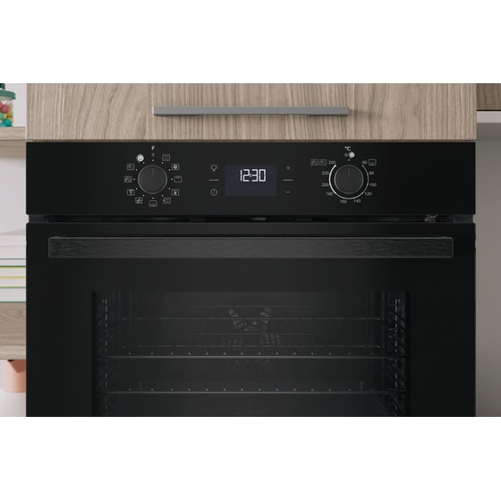 INDESIT IO K78PU B 71 Lt Μαύρο Εντοιχιζόμενος Φούρνος Άνω Πάγκου image 6