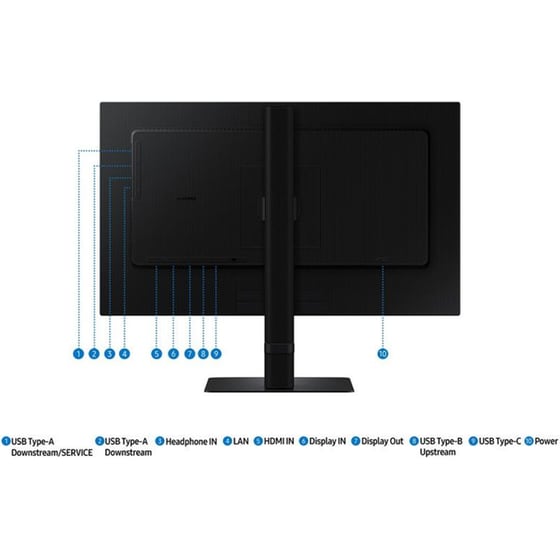 Samsung ViewFinity S60UD LS27D600UAUXEN Monitor 27'' QHD IPS Flat 100Hz 5ms image 11