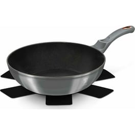 Αντικολλητικό Τηγάνι WOK BERLINGER HAUS BH-6007 28 cm Γκρι