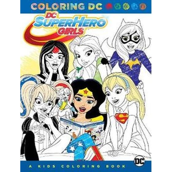 DC Super Hero Girls A Kids Coloring Book image 0