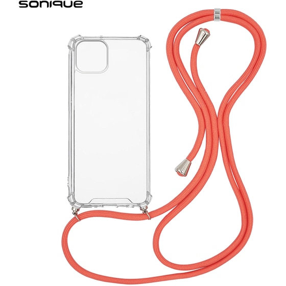 Θήκη Apple iPhone 14 Plus - Sonique Armor Clear - Κοραλλί image 0