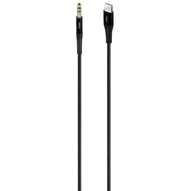 TTEC Καλώδιο ήχου Aux to USB-C 100cm - Μαύρο