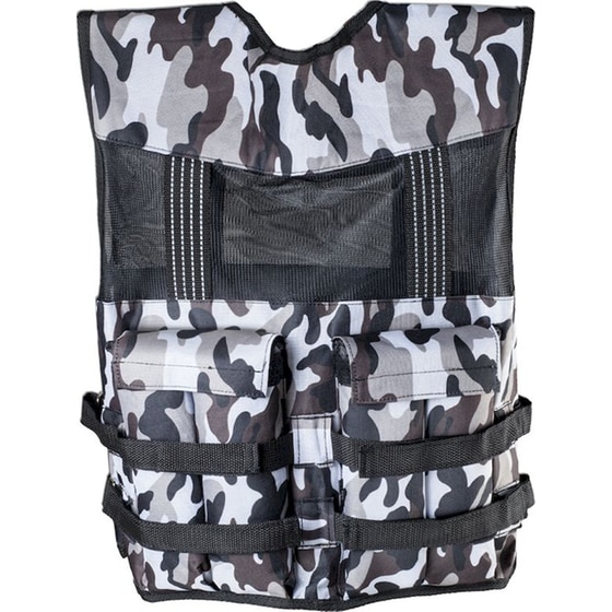 Γιλέκο 10kg Ρυθμιζόμενου Βάρους InSPORTline Dracus με 8x1.2kg Αφαιρούμενα Βάρη - Παραλλαγή image 1