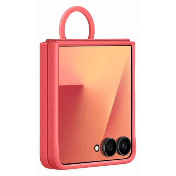 Θήκη Samsung Galaxy Z Flip7 - Samsung Ring Silicone Case - Red image 1