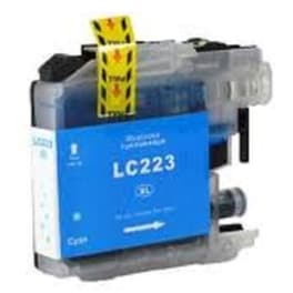 Συμβατό Brother Lc223XL Κυανό Μελάνι Εκτυπωτή