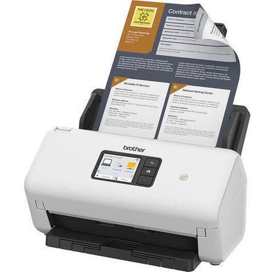 Brother ADS-4500W Σαρωτής εγγράφων A4 Sheetfed Optical 600 DPI με WiFi και Ethernet - Λευκό image 6