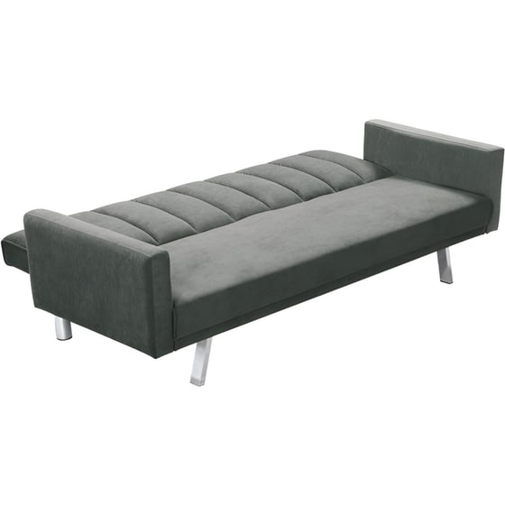 Τριθέσιος Καναπές Κρεβάτι Woodwell Hit Ε9441,1 198x86cm - Ανοιχτό Γκρι image 2