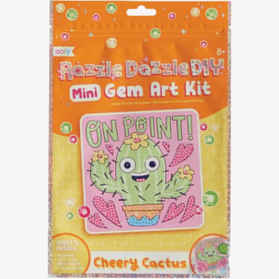 DIY Παιχνίδι Αυτοκόλλητα με Διαμαντάκια Ooly Cactus image 0