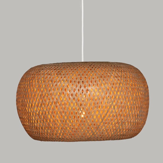Φωτιστικό Οροφής Μονόφωτο Spitishop A-s Nam Natural 181958 από Bamboo - Φυσικό image 1