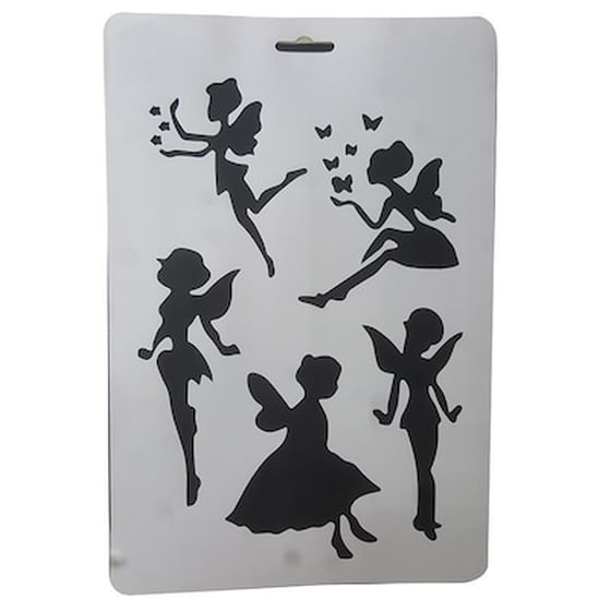 Στένσιλ Απο Πολυπροπυλένιο Α4 Νεράιδες image 0