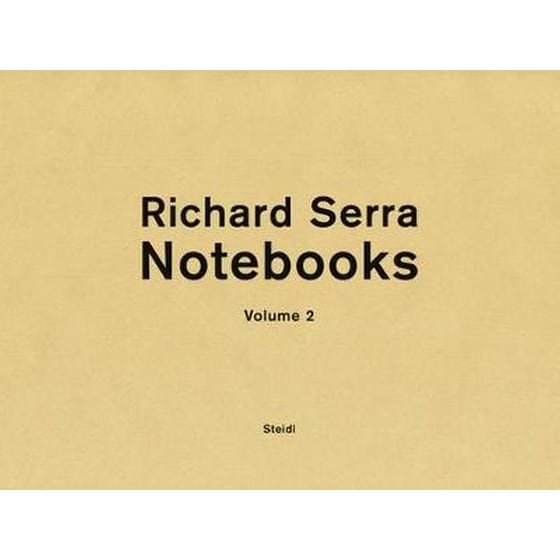 Richard Serra: Notebooks Vol. 2 image 0