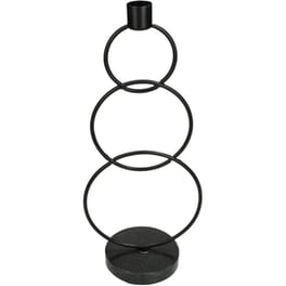 Κηροπήγιο ArteLibre Μαύρο Μεταλλικό 13 x 8.5 x 29.5 cm