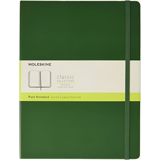 Σημειωματάριο Moleskine Plain XL Πράσινο (1 Τεμάχιο) image 0