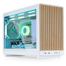 Κουτί Desktop Lian Li DAN A3 Gaming Micro Tower με Πλαϊνό Παράθυρο - White