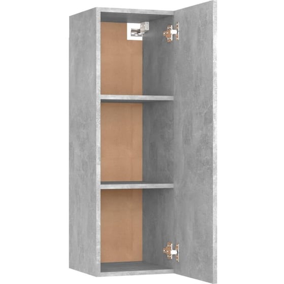 Έπιπλο Τηλεόρασης VidaXL από Μοριοσανίδα 30.5x30x90cm - Γκρι image 3