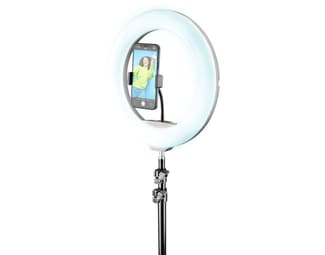 Ring Light 13" Cellularline Tripod Selfie Ring Pro image 8