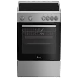 INDESIT I6V8KMX 66 Lt Inox Ηλεκτρική Κουζίνα Κεραμική