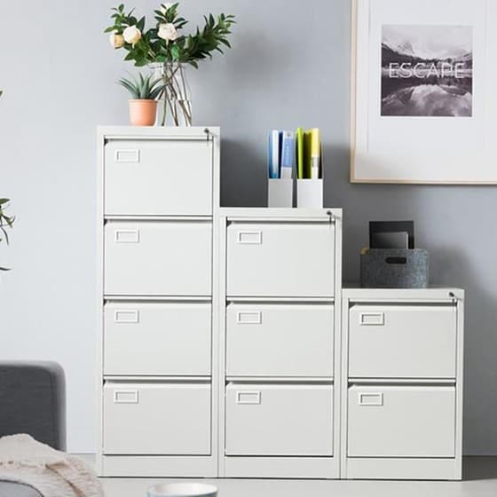 Συρταριέρα Γραφείου Nextdeco 73x46x62 cm - Γκρι image 3