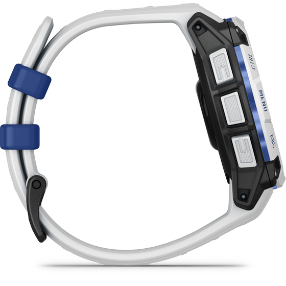 Smartwatch Garmin Instinct 3 Solar Supernova Collection 45mm - Whitestone with Whitestone and Blue Limited Edition image 4