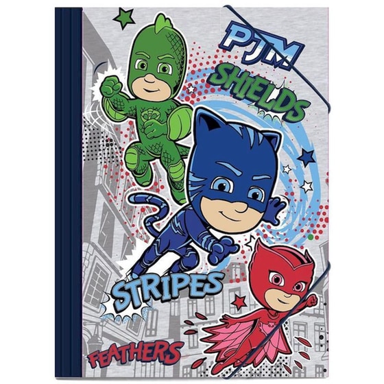 Φάκελος Πρεσπάν Διακάκης Με Λάστιχο 25x35 PJ Masks image 0