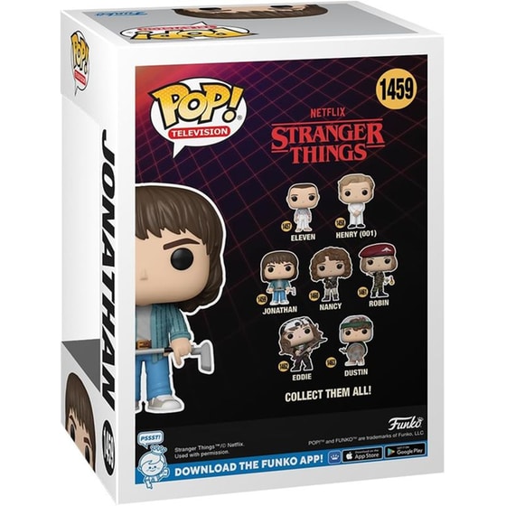 Funko Pop! Television - Stranger Things - Jonathan (with Golf Club) #1459 image 2