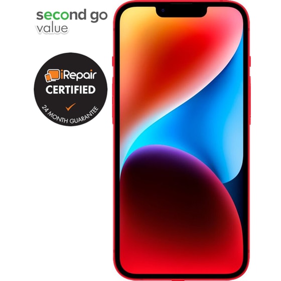 Μεταχειρισμένο Apple iPhone 14 128GB Product Red second go value Certified by iRepair image 2
