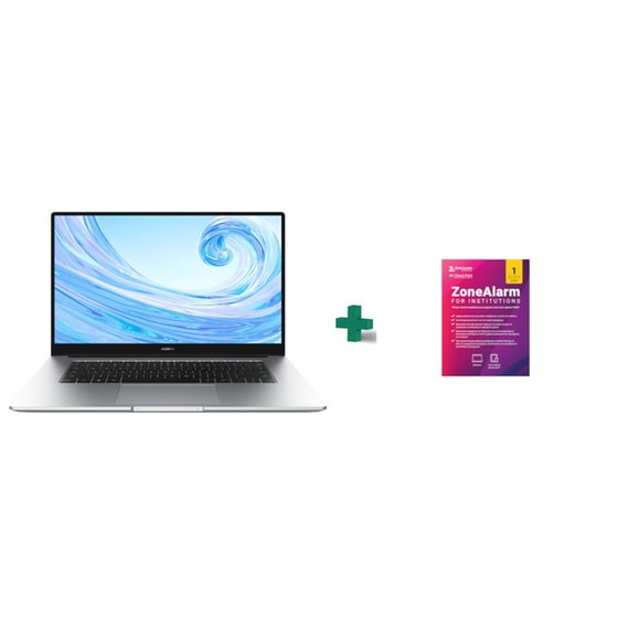 Laptop Huawei MateBook D15 (Intel Core i3-10110U/8GB/256GB SSD/Intel UHD Graphics) + AntivirUs ZoneAlarm για 2 έτη image 0