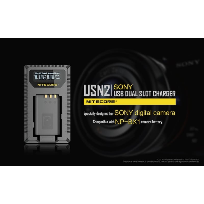 NITECORE Φορτιστης Nitecore Usn2 Για Sony