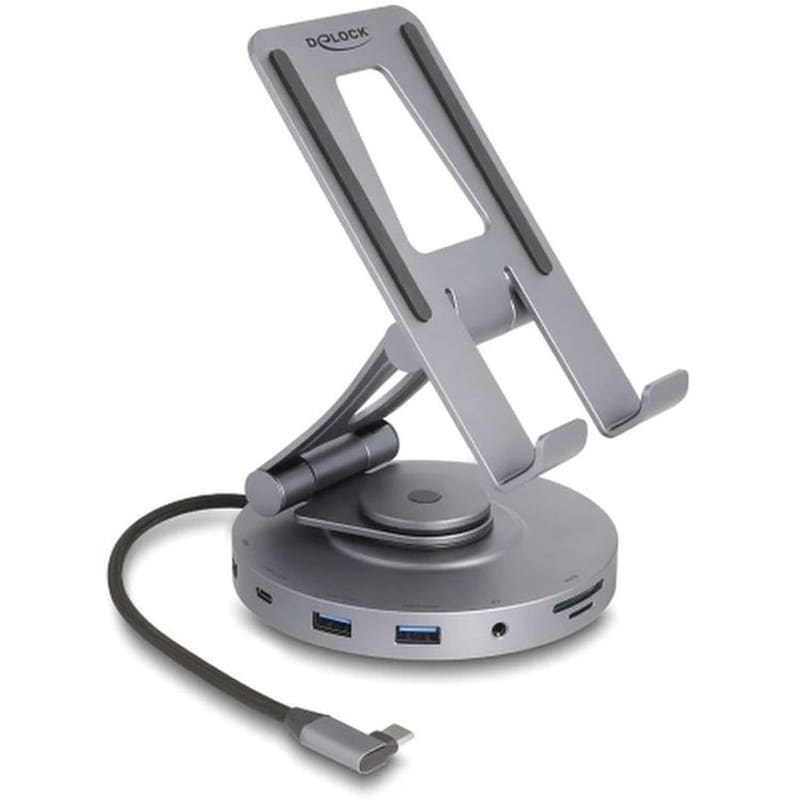 Delock 88017 USB Hub 3.0 με 8 θύρες - Ασημί