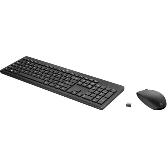 HP 230 Ασύρματο σετ Πληκτρολόγιο/Ποντίκι - Μαύρο (GR) image 1