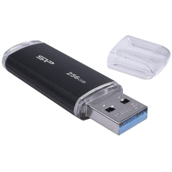 Silicon Power Blaze B02 256GB USB 3.1 Stick Μαύρο image 2