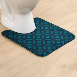 Πατάκι Λεκάνης Spitishop T-d Vent D'exotisme 7702b715 από Microfiber 45x75cm - Μπλε