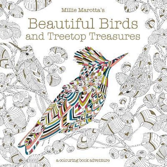 Millie Marotta's Beautiful Birds and Treetop Treasures : A colouring book adventure image 0