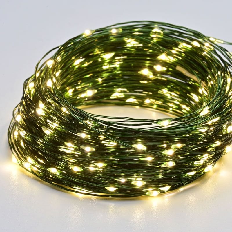 Διακοσμητική Γιρλάντα Μπαταρίας με 20 LED Φωτάκια Aca X0120151 – Πράσινη