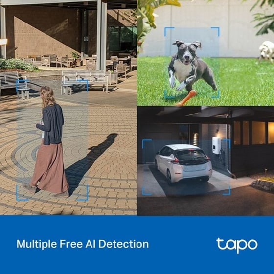 Ασύρματη IP Camera TP-Link Tapo C520WS 2K Dome με Ασύρματη Σύνδεση και 360° Κάλυψη image 4
