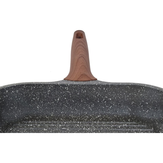 Τηγάνι Γκριλιέρα ESTIA Stone 01-1216  από Αλουμίνιο 28cm image 3