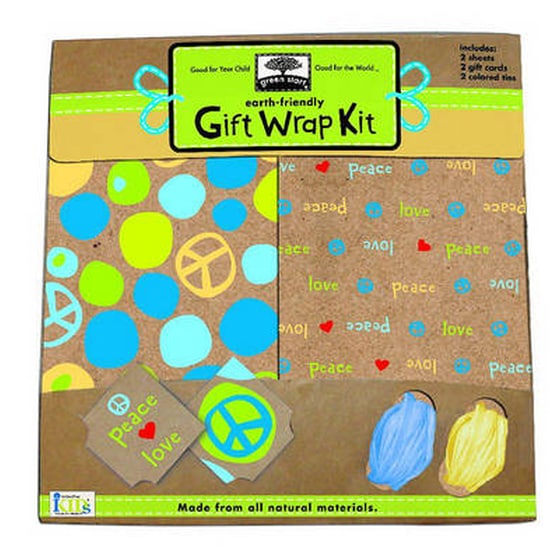 Green Start Love N' Peace Gift Wrap Kit image 0