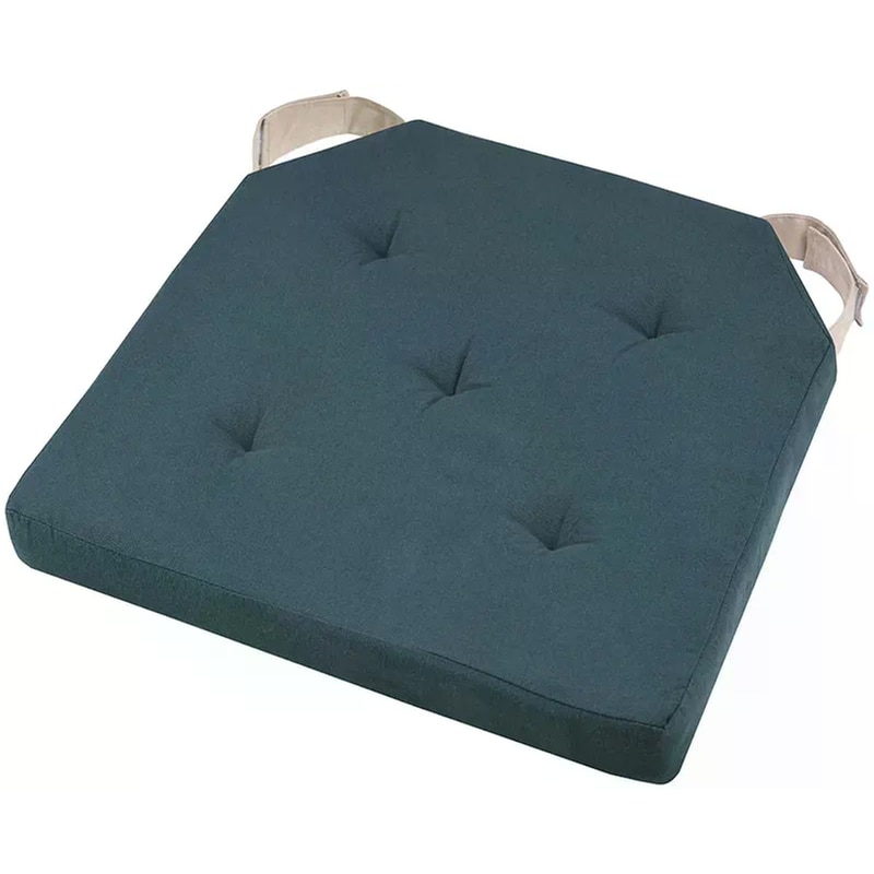 SPITISHOP Μαξιλάρι Καρέκλας Spitishop Βαμβάκι 38x38cm - Μπλε