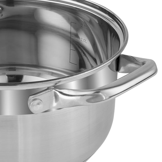Κατσαρολάκι Ρηχό RESTO Casserole-92003 από Ανοξείδωτο Ατσάλι 20 cm 3.6 L Inox image 8