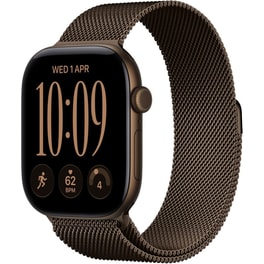 Apple Watch Series 12 GPS 46mm Dark Bronze Aluminium Case with Dark Bronze Milanese Loop - M/L