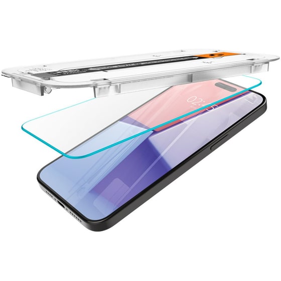 Προστατευτικό οθόνης Apple iPhone 15 Pro - Spigen Glas.tR EZ Fit HD 0.2mm 9H image 5